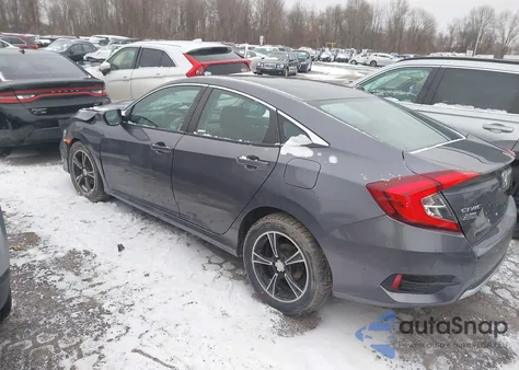 2021 Honda Civic Lx из США, поврежденный, VIN 2HGFC2F64MH508015
